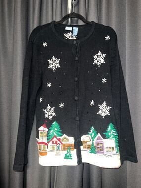 Ugly Christmas Sweater Xmas Cardigan Size Small